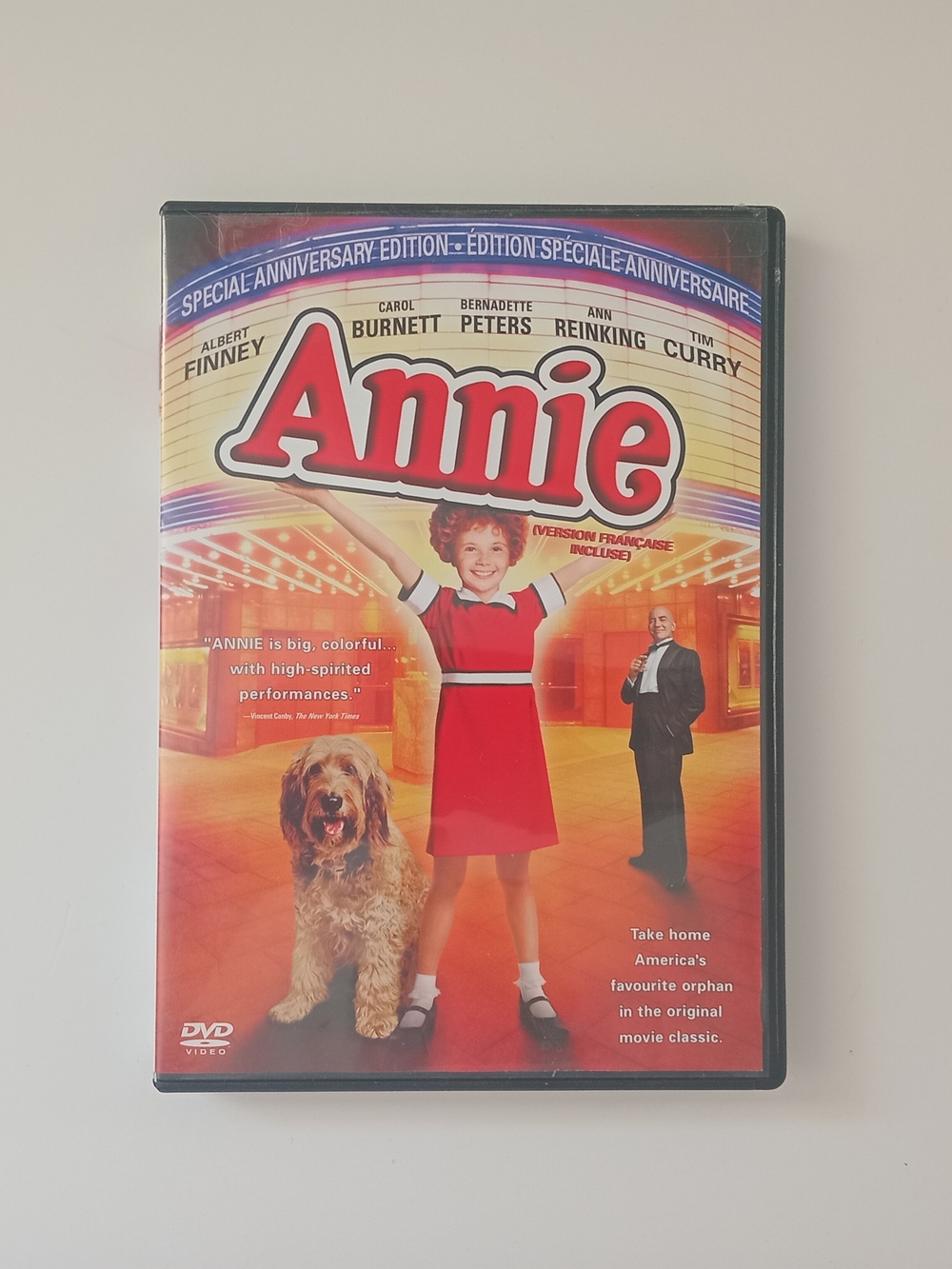 Annie Special Anniversary Edition DVD (1982) Bilingual English/French
